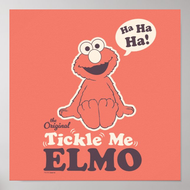 Poster Le Tickle Me Elmo Original (Devant)
