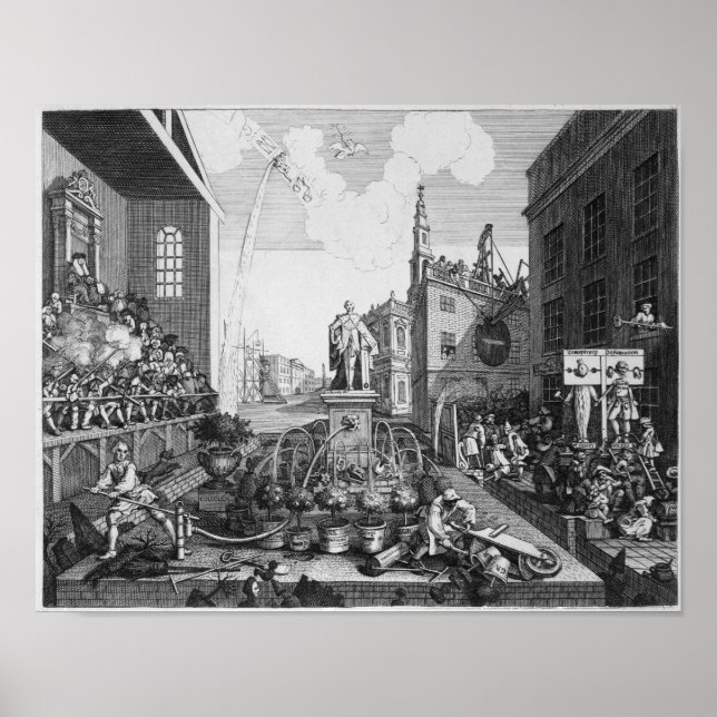 Poster Le Times, Plaque II (Devant)