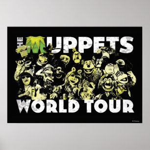 Poster Le Tour du Monde des Muppets