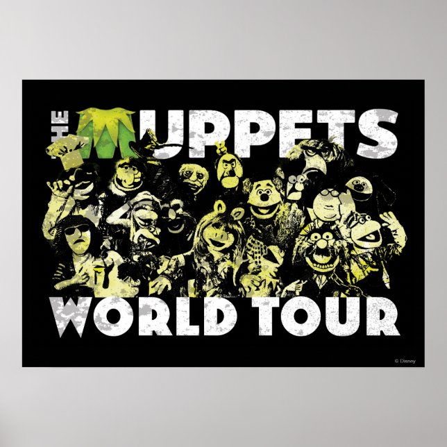 Poster Le Tour du Monde des Muppets (Devant)