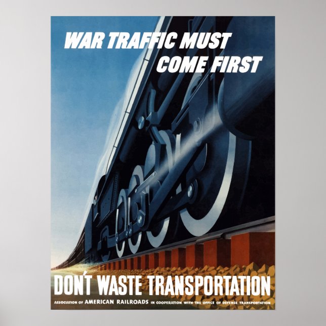 Poster Le trafic de guerre doit commencer (Devant)