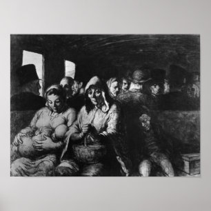Poster Le transport de troisième classe, c.1862-64