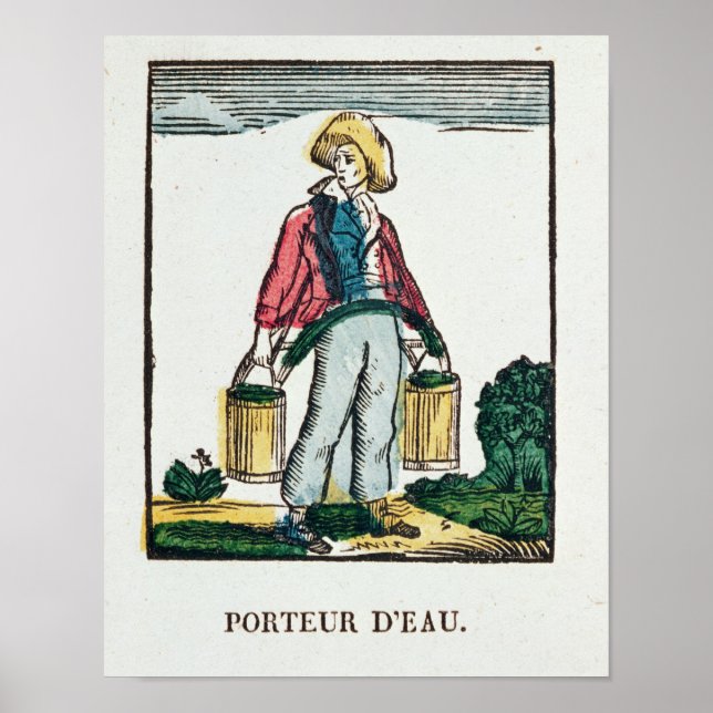 Poster Le Transporteur d'eau (Devant)