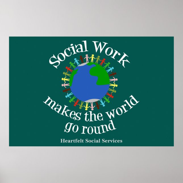 Poster Le travail social fait tourner le monde vers la co (Devant)