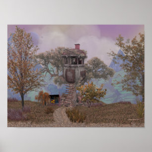 Poster Le Treehouse de Merle