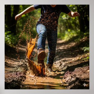 Poster Le tremplin dans la boue