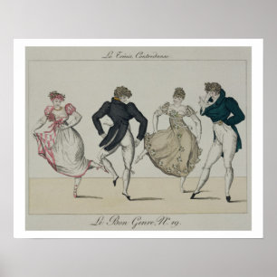 Poster Le "Trenis" quadrille, plaquent 19 de 'Le Bon Genr