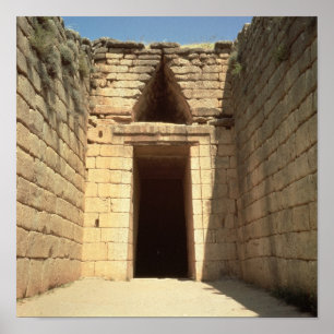 Poster Le Trésor d'Atreus, c.1300 av.