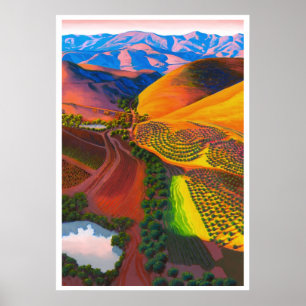 Poster Le tréteau dans le canyon de Poly