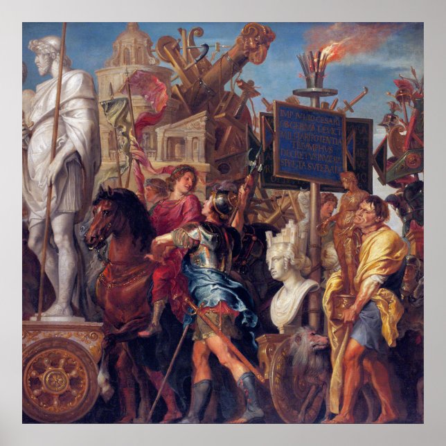 Poster Le Triomphe de César (Devant)
