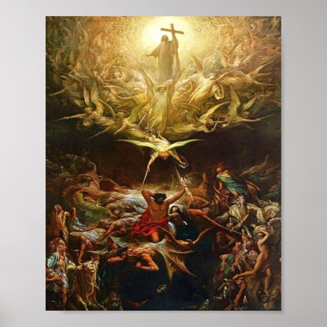 Poster Le Triomphe de Christianity By Gustave (Devant)