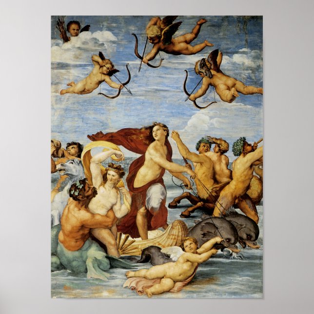 Poster Le triomphe de Galatea (Devant)