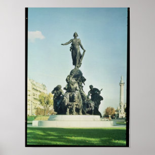 Poster Le triomphe de la République, 1879-99