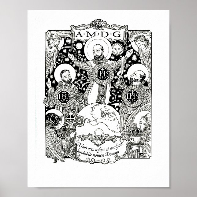 Poster Le triomphe de l'ordre jésuite (Devant)