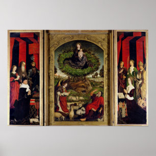 Poster Le triptyque de Moïse et de Bush brûlant