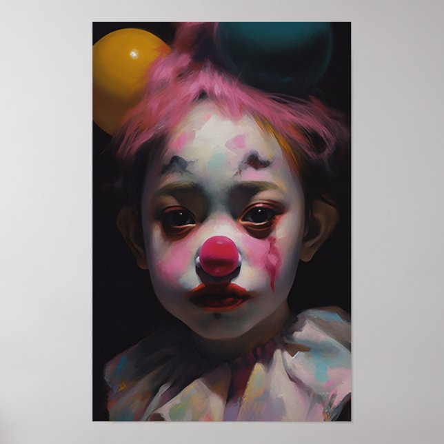 Poster Le triste clown (Devant)