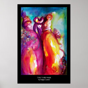 Poster LE TROISIÈME MASQUE / Bal masqué de Carnaval de Ve
