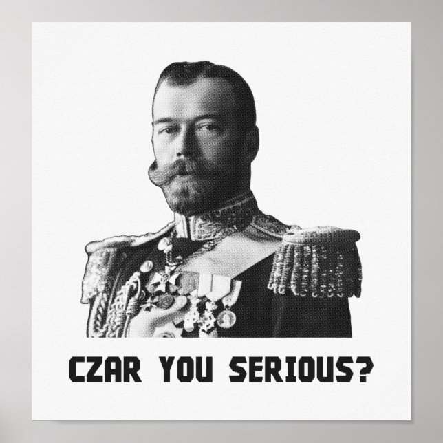 Poster Le tsar Nicolas II - Le tsar Vous Sérieux ? (Devant)