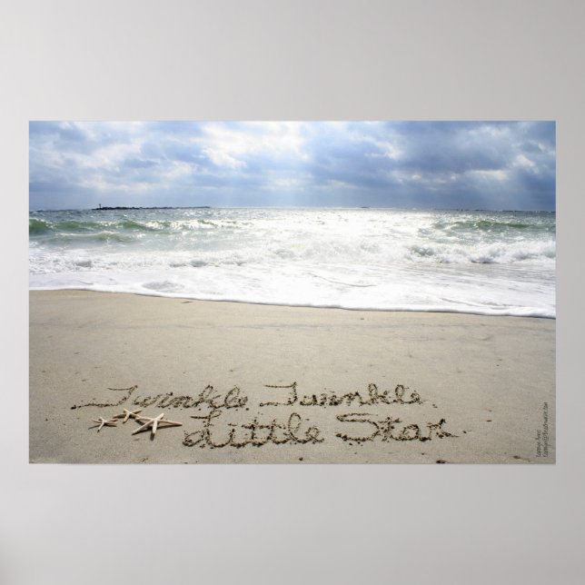 Poster Le Twinkle Twinkle de Beachwrite (Devant)