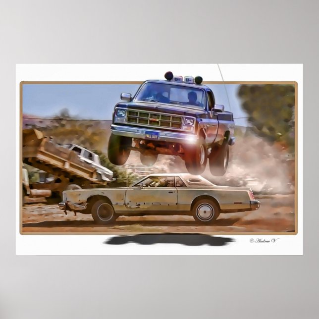 Poster Le type de la chute (Devant)