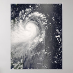 Poster Le typhon Nuri approche des Philippines