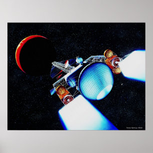 Poster Le vaisseau spatial Nucléaire Ion