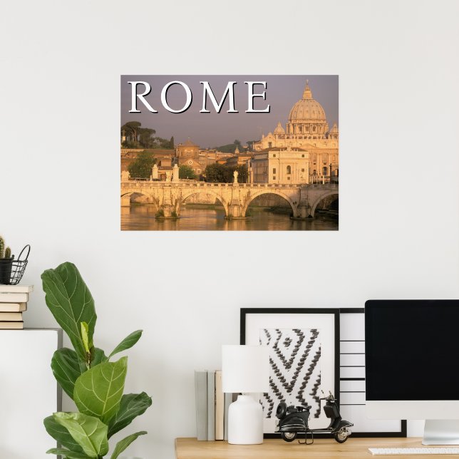 Poster Le Vatican | Italie, Rome (Bureau à domicile)