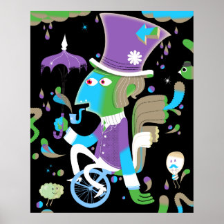 Poster Le Velocipede moderne