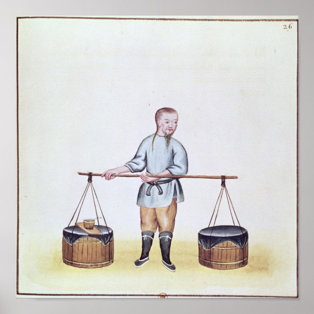 Poster Le vendeur de curd (Devant)