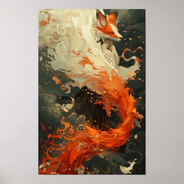 Poster Le Vénérable et l'affiche à neuf queues - Asi (Devant)