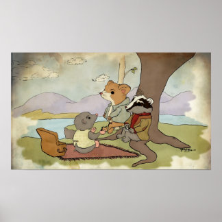 Poster Le vent dans les saules