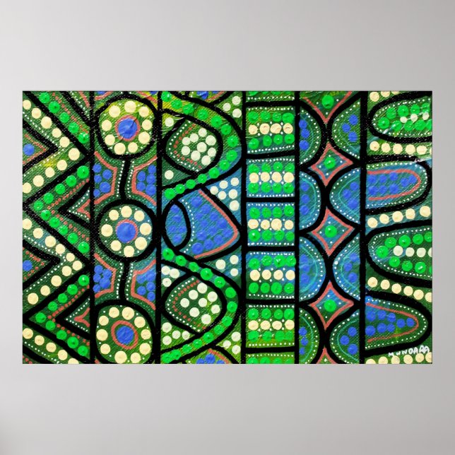 Poster Le vert du voyage (Devant)