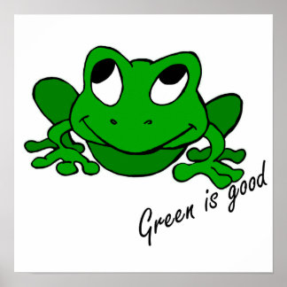Poster Le vert est bon