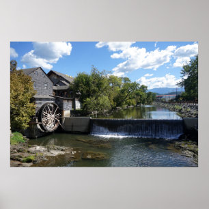 Poster Le vieux moulin
