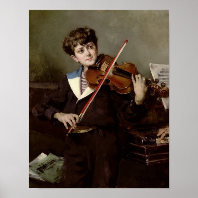Poster Le violoniste (Devant)