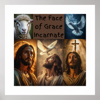Poster Le Visage de la Grâce Incarnée conception 1