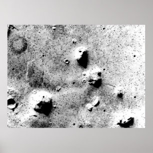 Poster Le visage sur Mars