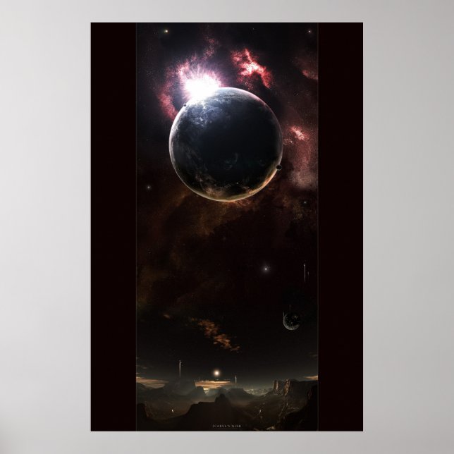 Poster Le voeu d'Icarus (Devant)