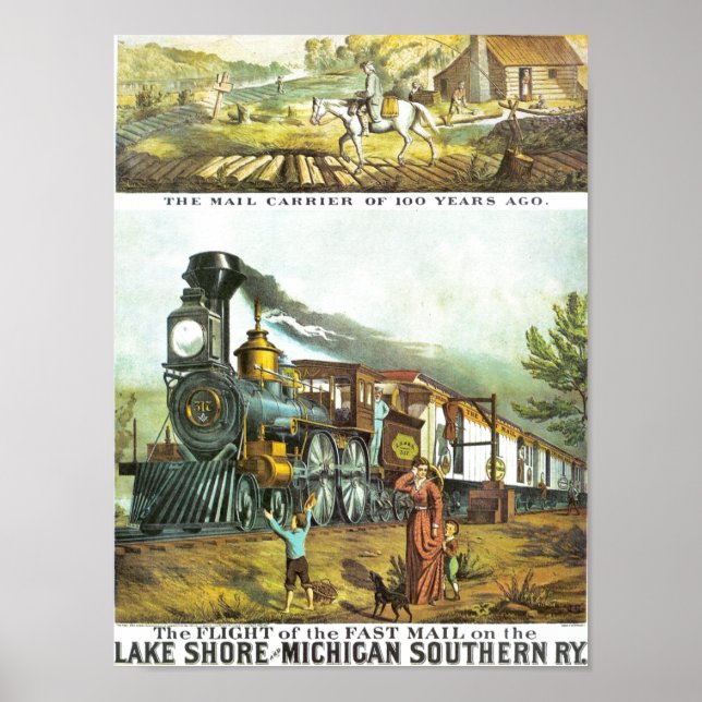 Poster Le vol de l'affiche Fast Mail (Devant)