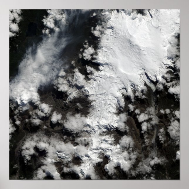 Poster Le volcan Chaiten au Chili (Devant)