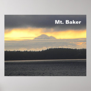 Poster Le volcan du Mont Baker