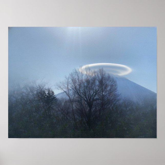 Poster Le volcan japonais (Devant)