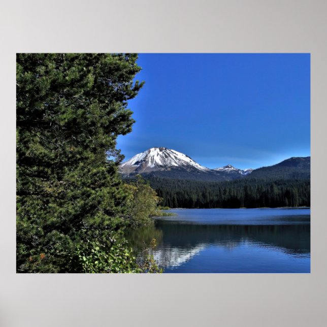Poster Le volcan Lassen (Devant)