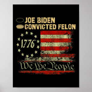 Poster Le Vote Sur Papier Pour Trump