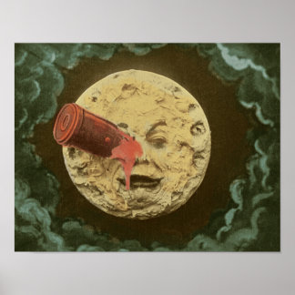 Poster Le voyage dans la lune_Color