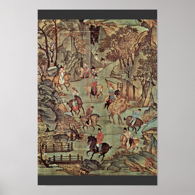Poster Le Voyage De L'Empereur Ming Huang Shu Après Par (Devant)