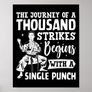 Poster Le Voyage D'Un Mille Grèves Commence Par Un Si