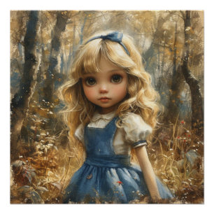 Poster Le voyage fantasque d'Alice : Wonderland Whimsy