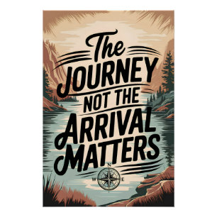 Poster Le voyage n'est pas l'arrivée importante