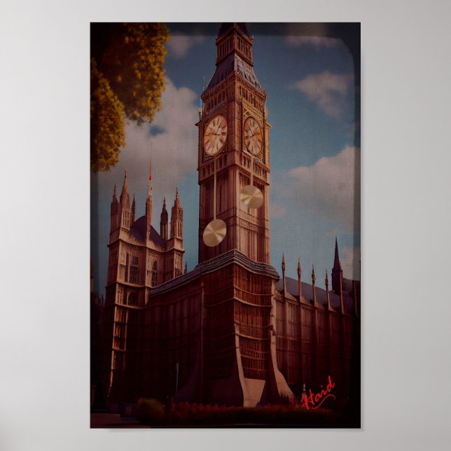 Poster Le vrai Big Ben - Gen AI (Devant)